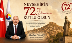 NTB Başkanı Salaş'tan Nevşehir'in 72. İl Yıldönümü Mesajı