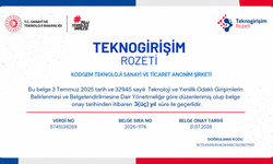 Kapadokya’da Bir İlk: Kodgem Teknoloji, Teknogirişim Rozeti Aldı