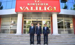 Rektör Aktekin ve Vali Kök’ten Kırşehir Valisi Demiryürek’e Ziyaret