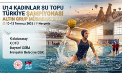 U14 Kadınlar Sutopu Türkiye Şampiyonası Nevşehir'de Başlıyor