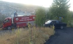 Nevşehir Göre Yolu Üzerinde Çıkan Yangın Söndürüldü