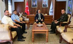 Nevşehir Askerlik Şube Başkanı Vali Kök'ü Ziyaret Etti