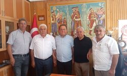 Eski Belediye Başkanlarından Başkan Özer'e Hayırlı Olsun Ziyareti