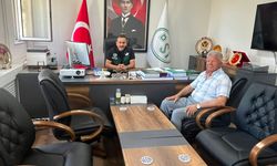 Çökek Köyü Muhtarı Sürer'den DSİ Şube Müdürü Polat'a Ziyaret