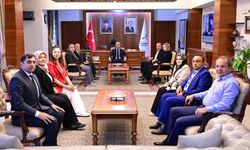 Büro Memur-Sen'den Vali Hüseyin Kök'e Hayırlı Olsun Ziyareti