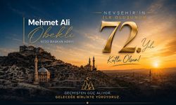 NTSO Başkan Adayı Mehmet Ali Öbekli'den Nevşehir'in 72. İl Yılı Mesajı