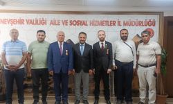 Nevşehirli Gazilerden İl Müdürü Mahmut Selçuk'a Veda Ziyareti