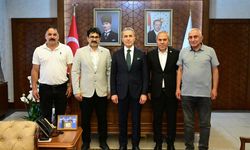 Niğde Heyetinden Nevşehir Valisi Hüseyin Kök'e Nezaket Ziyareti