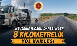Nevşehir köy yollarında asfalt mesaisi sürüyor