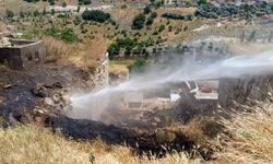 Nevşehir Göre'de Eski Evler Mevkii'nde Çıkan Yangın Korkuttu