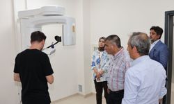 Rektör Aktekin Yeni NEVÜ Diş Hekimliği Fakültesi Eğitim ve Hastane Binası’nda İncelemelerde Bulundu