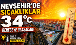 Nevşehir'de Sıcaklıklar 34 Dereceye Ulaşacak