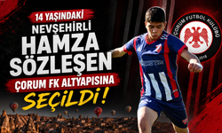 Nevşehir'in Gururu Hamza Sözleşen, Çorum FK Akademisi'nde
