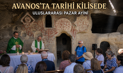 İtalyan Din Adamları Avanos'taki Tarihi Meryem Ana Kilisesi'nde Pazar Ayini Düzenledi