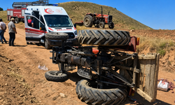 Hacıbektaş'ta Traktör Devrildi: 1 Kişi Yaralandı