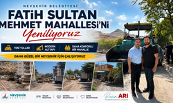 Nevşehir'de Fatih Sultan Mehmet Mahallesi Baştan Sona Yenileniyor