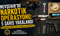 Nevşehir’de Narkotik Operasyonu: Metamfetamin, Esrar ve Silah Ele Geçirildi