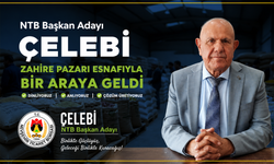 NTB Başkan Adayı Çelebi ve Ekibinden Zahire Pazarı’na Çıkarma