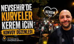 Nevşehir’de Kuryeler Kerem Paltacı İçin Konvoy Düzenledi