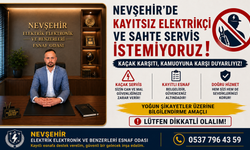 Nevşehir Elektrikçiler Odası’ndan 'Sahte Servis' Uyarısı