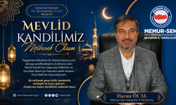 Eğitim-Bir-Sen Nevşehir Şube Başkanı Öcal’dan Mevlid Kandili Mesajı