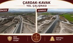 Nevşehir’de Kavak-Çardak Arası 10 Kilometrelik Yol Yenileniyor