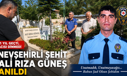 Nevşehirli Şehit Polis Memuru Ali Rıza Güneş Unutulmadı