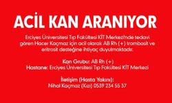 Acil Kan ve Trombosit Desteği Aranıyor