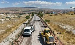 Avanos'ta Sıcak Asfalt Çalışmaları Başladı