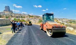 Ortahisar’da Hacı Telgraf Caddesi Sıcak Asfaltla Yenilendi