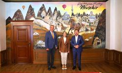 Nevşehir’de Başkan Arı’nın Ziyaretçi Gündemi Yoğundu