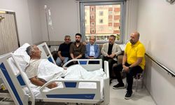 Nevşehir'in İbrahimpaşa Muhtarı Tuncay Orhan’a Geçmiş Olsun Ziyareti