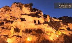 Kapadokya’da gece turizmine yeni rota: Erdemli Vadisi aydınlandı