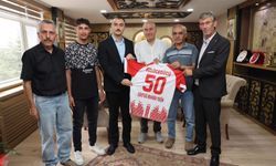 Özlüce Gücü, Derinkuyu Kaymakamı Yeğen’i Ziyaret Etti