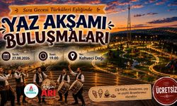 Nevşehir’de Yaz Akşamı Kahveci Dağı’nda Buluşuyor