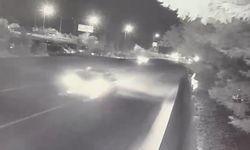 Nevşehir'de otomobilin, yayaya çarptığı kaza kamerada