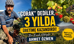 Nevşehir’de Çorak Araziyi 3 Yılda Organik Tarım Cennetine Çevirdi