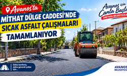 Avanos’ta Mithat Dülge Caddesi’nde Sıcak Asfalt Çalışmaları Tamamlanıyor