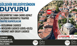 Gülşehir’de 3 Ana Cadde Asfalt Çalışması Nedeniyle Trafiğe Kapatılıyor