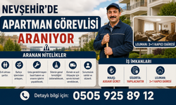 Nevşehir’de Apartman Görevlisi Aranıyor