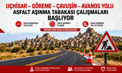 Uçhisar–Göreme–Avanos Yolunda Asfalt Çalışması Başlıyor
