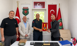Nevşehir Jandarma Komutanı Çelik’ten İl Temsilcisi Gazi Didinmez'e Ziyaret