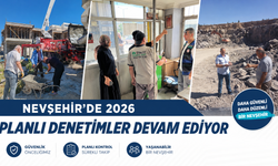 Nevşehir’de Taş Ocağı ve Agrega Denetimleri Sürüyor