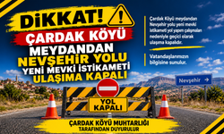 Nevşehir’de O Yol Geçici Olarak Ulaşıma Kapatıldı