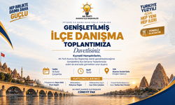 AK Parti Avanos’ta Genişletilmiş İlçe Danışma Toplantısı Düzenleniyor