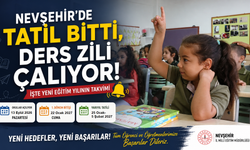 Nevşehir’de İlk Ders Zili Yarın Çalıyor! Okullar Açılıyor
