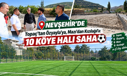 Nevşehir’de 10 Köye Birden Halı Saha! Çalışmalar Başladı