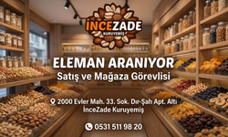 Nevşehir’de İnceZade Kuruyemiş Eleman Arıyor!