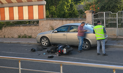 Avanos’ta Motosiklet Park Halindeki Araca Çarptı: 1 Yaralı