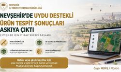 Nevşehir’de Ürün Tespit Sonuçları Askıya Çıkarıldı